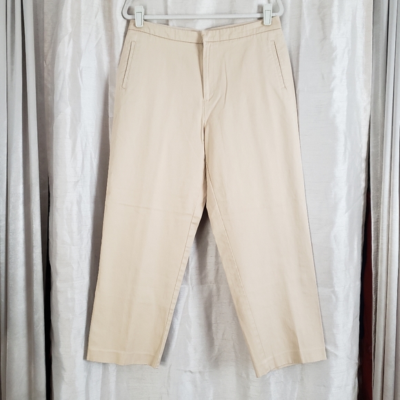 NWOT Sigrid Olsen Sport tan khaki trousers pants Womens 14 - Picture 4 of 5